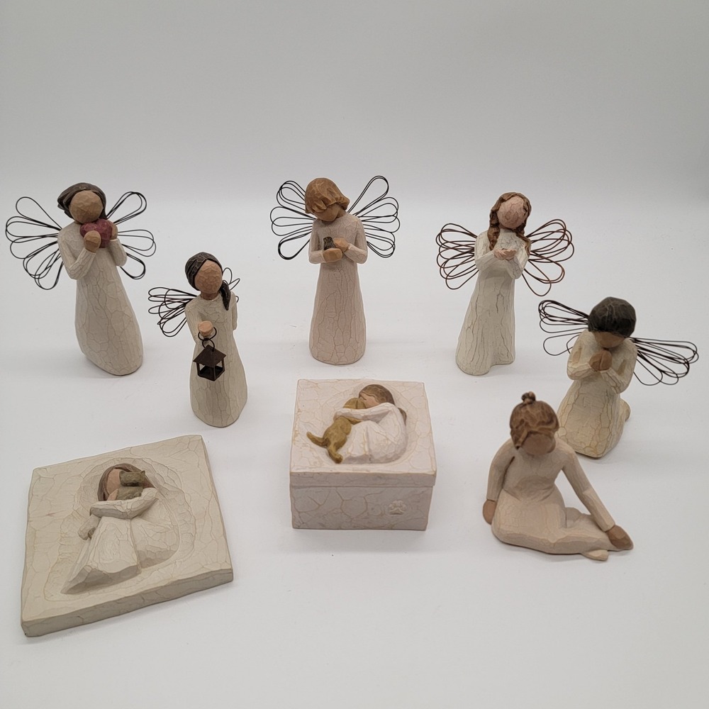 Lot Of 7 WILLOW TREE Figurines Demdaco 1999-2003 Susan Lodi
